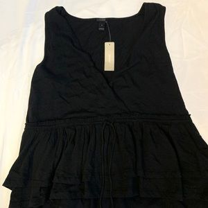 J crew Ruffled Tank Top
